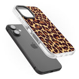 iPhone 16 Pro Max Gold Leopard Print Black Impact Phone Case