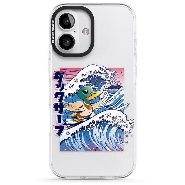 iPhone 16 Pro Max Duck Surf Black Impact Phone Case