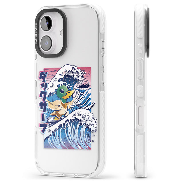 iPhone 16 Pro Max Duck Surf Black Impact Phone Case