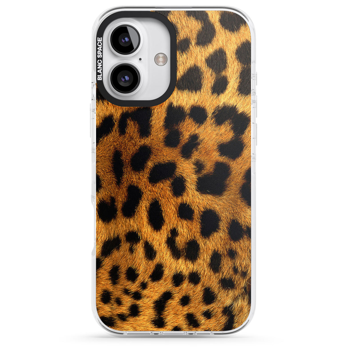 iPhone 16 Pro Max Leopard Print Black Impact Phone Case