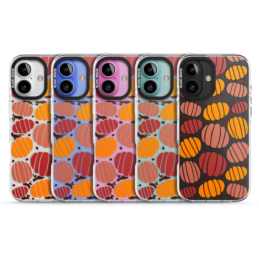 Autumn Pumpkin Patch Impact Phone Case for iPhone 16, iPhone 16 Plus