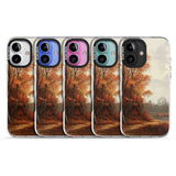 Vintage Autumn Oil Painting Impact Phone Case for iPhone 16, iPhone 16 Plus