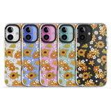 Boho Sunflowers Impact Phone Case for iPhone 16, iPhone 16 Plus