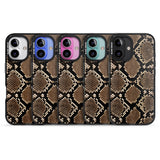 iPhone 16 Pro Max Snakeskin Black Impact Phone Case