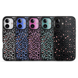 iPhone 16 Pro Max Light Pink Leopard Print - Transparent Black Impact Phone Case