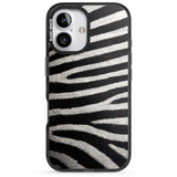 iPhone 16 Pro Max Zebra Print Black Impact Phone Case