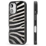 iPhone 16 Pro Max Zebra Print Black Impact Phone Case