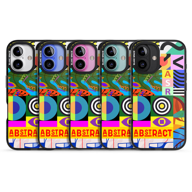 iPhone 16 Pro Max Patchwork Black Impact Phone Case