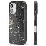 iPhone 16 Pro Max Suns & Zodiac Charts Astrological Black Impact Phone Case