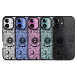 iPhone 16 Pro Max Transparent Suns & Zodiac Charts Black Impact Phone Case