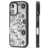 iPhone 16 Pro Max Suns & Planets Vintage Astrological Black Impact Phone Case