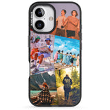 iPhone 16 Pro Max Abstract Photo Grid Black Impact Phone Case