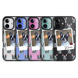 iPhone 16 Pro Max Personalised French Bulldog, Black & White - Dog Photo Black Impact Phone Case