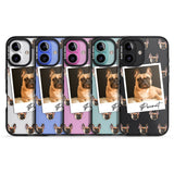 iPhone 16 Pro Max Personalised French Bulldog, Tan - Dog Photo Black Impact Phone Case