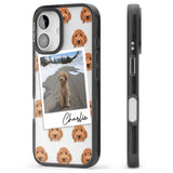 iPhone 16 Pro Max Personalised Personalised Golden Doodle - Dog Photo Black Impact Phone Case