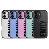 iPhone 16 Pro Max Personalised Name Black Impact Phone Case