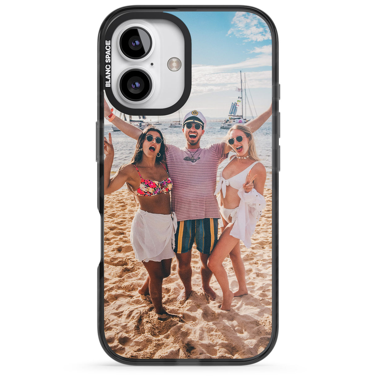 iPhone 16 Pro Max Personalised Photo Black Impact Phone Case