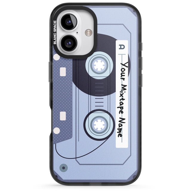 iPhone 16 Pro Max Personalised Industrial Mixtape Black Impact Phone Case