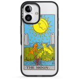 iPhone 16 Pro Max Personalised The Moon Tarot Card - Colour Black Impact Phone Case