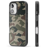 iPhone 16 Pro Max Woodland British Camo Black Impact Phone Case