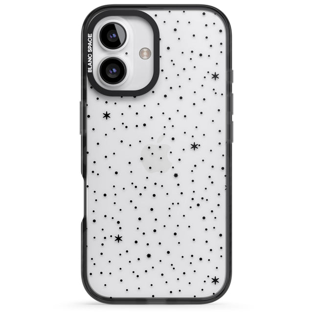 iPhone 16 Pro Max Celestial Starry Sky Black Impact Phone Case