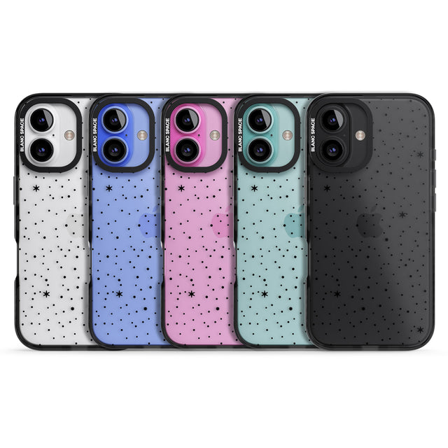 iPhone 16 Pro Max Celestial Starry Sky Black Impact Phone Case