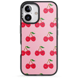 iPhone 16 Pro Max Cheeky Cherry Black Impact Phone Case