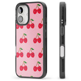 iPhone 16 Pro Max Cheeky Cherry Black Impact Phone Case