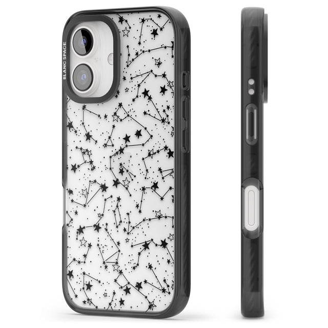 iPhone 16 Pro Max Constellations Black Impact Phone Case