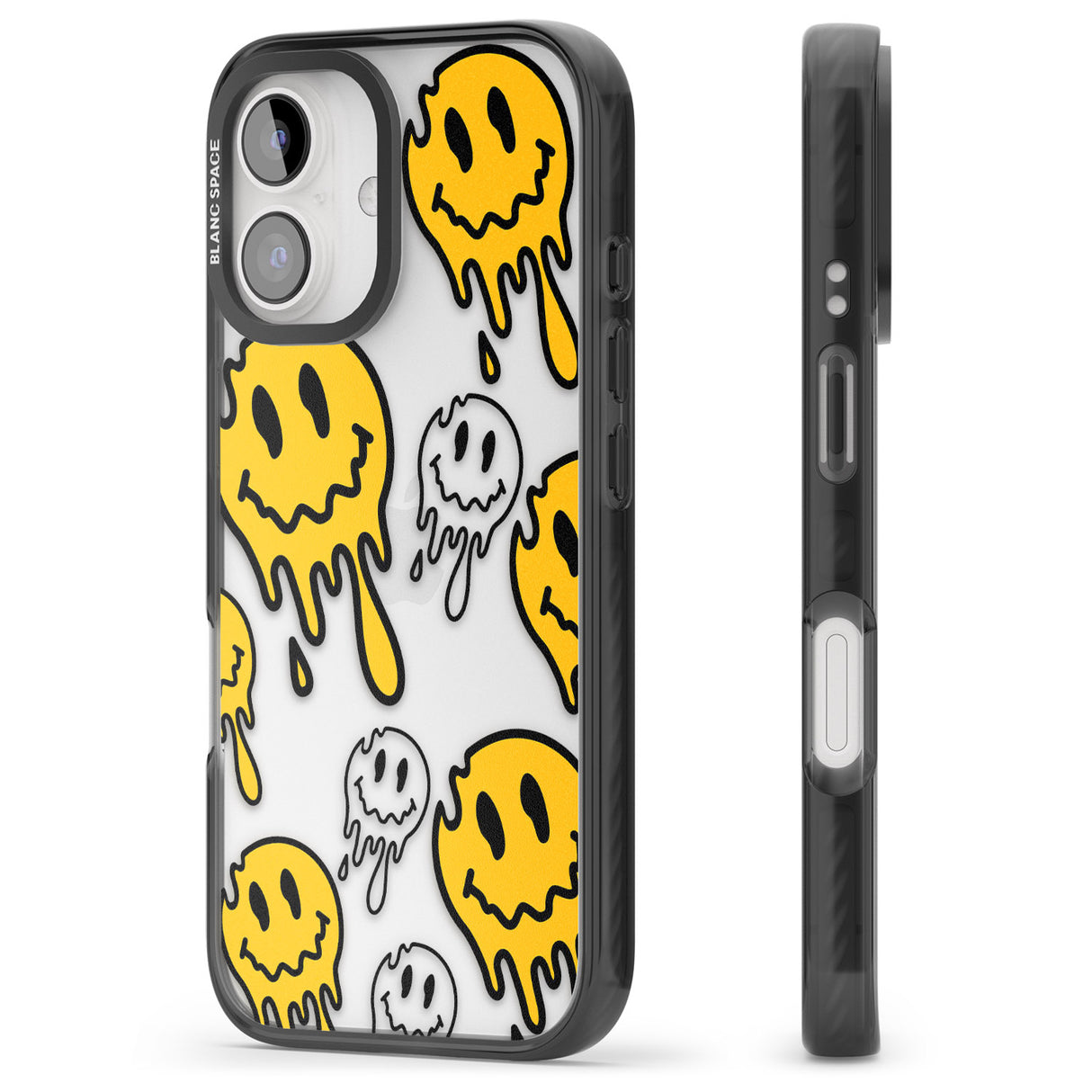 iPhone 16 Pro Max Face Melt Black Impact Phone Case