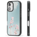 iPhone 16 Pro Max Blossom Flower Sky Black Impact Phone Case