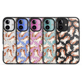 iPhone 16 Pro Max Cavalier King Charles Spaniel Dog Pattern Black Impact Phone Case