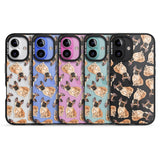 iPhone 16 Pro Max French Bulldog Watercolour Dog Pattern Black Impact Phone Case