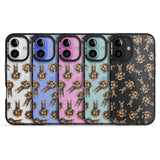 iPhone 16 Pro Max Doberman Watercolour Dog Pattern Black Impact Phone Case