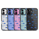 iPhone 16 Pro Max Duotone Psychedelic Eyes Black Impact Phone Case