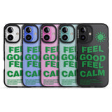 iPhone 16 Pro Max Feel Good Feel Calm (Green) Black Impact Phone Case