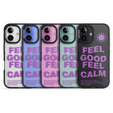 iPhone 16 Pro Max Feel Good Feel Calm (Purple) Black Impact Phone Case