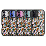 iPhone 16 Pro Max Energetic Floral Mix: Solid Black Impact Phone Case