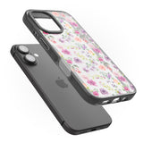 iPhone 16 Pro Max Sunday Flowers Black Impact Phone Case