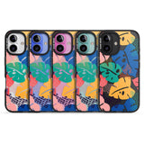 iPhone 16 Pro Max VIbrant Leaves Black Impact Phone Case