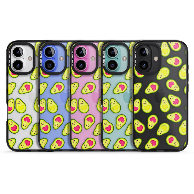 iPhone 16 Pro Max Avocado Love Black Impact Phone Case