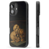 Still Life of Three Skulls Black Impact Phone Case for iPhone 16, iPhone 16 Plus