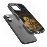 Still Life of Three Skulls Black Impact Phone Case for iPhone 16, iPhone 16 Plus