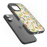 iPhone 16 Pro Max Tropical Summer Black Impact Phone Case