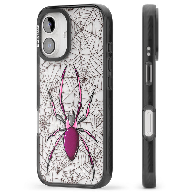 iPhone 16 Pro Max Arachnophobia Black Impact Phone Case