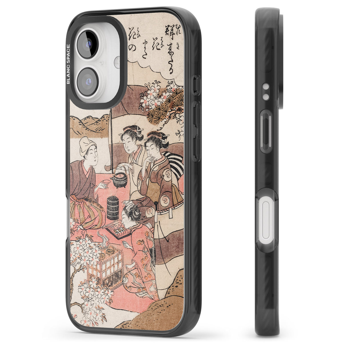 iPhone 16 Pro Max Japanese Afternoon Tea Black Impact Phone Case