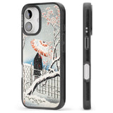 iPhone 16 Pro Max Plum Tree in Snow by Hiroaki Takahashi Black Impact Phone Case + Magsafe