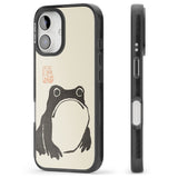 Matsumoto Hoji Frog Black Impact Phone Case for iPhone 16, iPhone 16 Plus