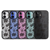 iPhone 16 Pro Max Leafy Bears Black Impact Phone Case