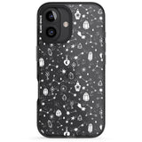 iPhone 16 Pro Max White Magic Black Impact Phone Case